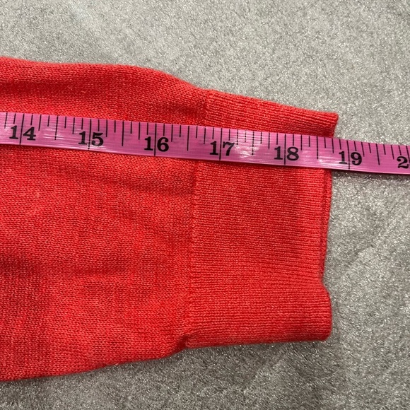 [M]Banana Republic Coral Red Silk Blend Knit Sweater NWOT - Picture 6 of 6